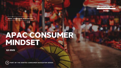 Dentsu Consumer Navigator Q3 2025: Signs of Recovery Emerge After Two Quarters of Economic Sentiment Decline